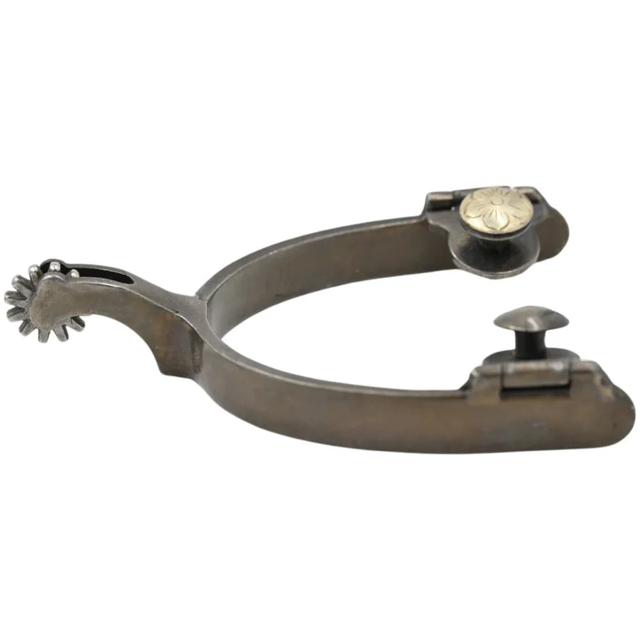 Classic Equine Roper Flower Spurs 1/2" Band