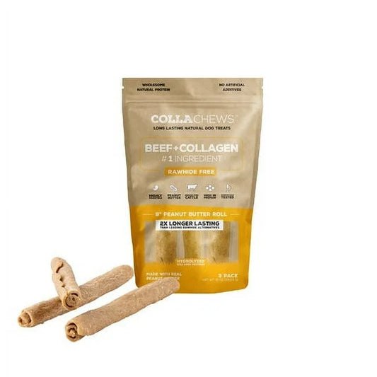 Collachew 9" Rolls-Peanut Butter
