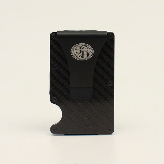 3D Smart Wallet in Gun Metal Black