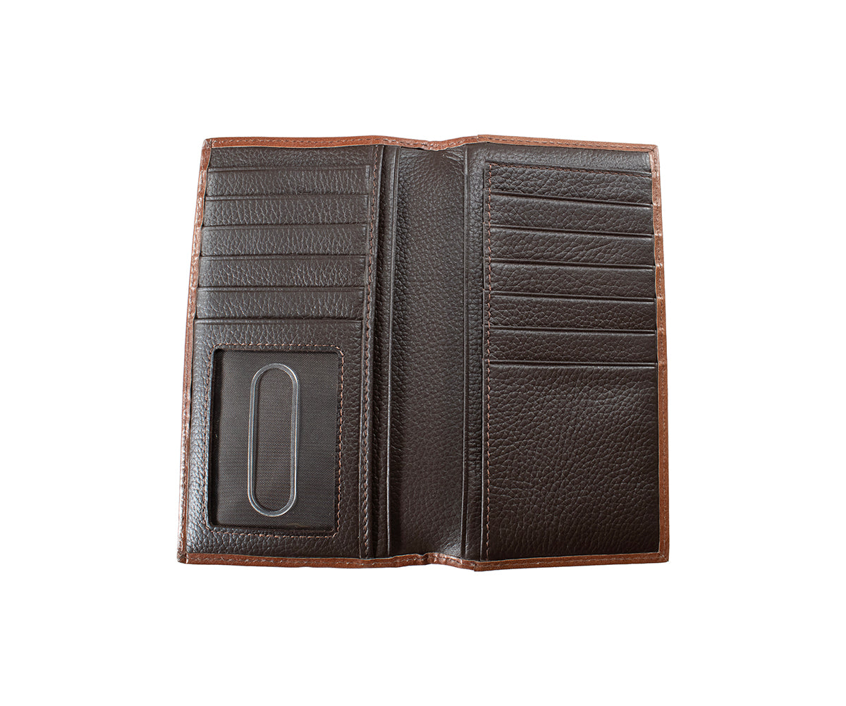 3D Brown Braided Horsehair Rodeo Style Wallet