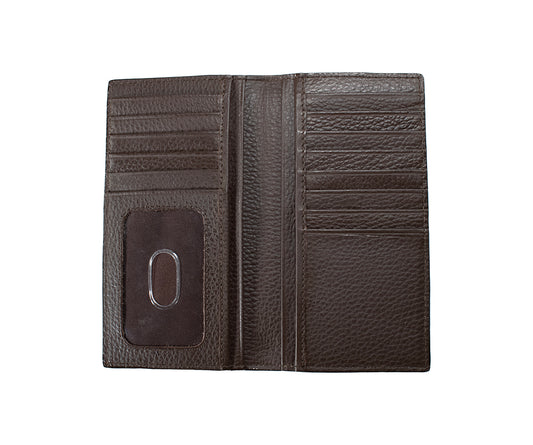 3D Brown Card Suits Rodeo Wallet