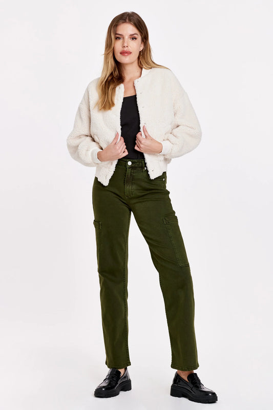 Dear John Robin Fleece Jacket in Ivory