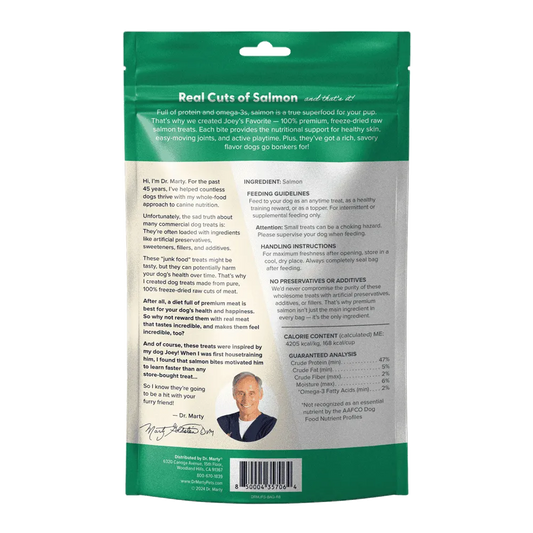 Dr. Marty Joey’s Favorite Freeze-Dried Salmon Dog Treats