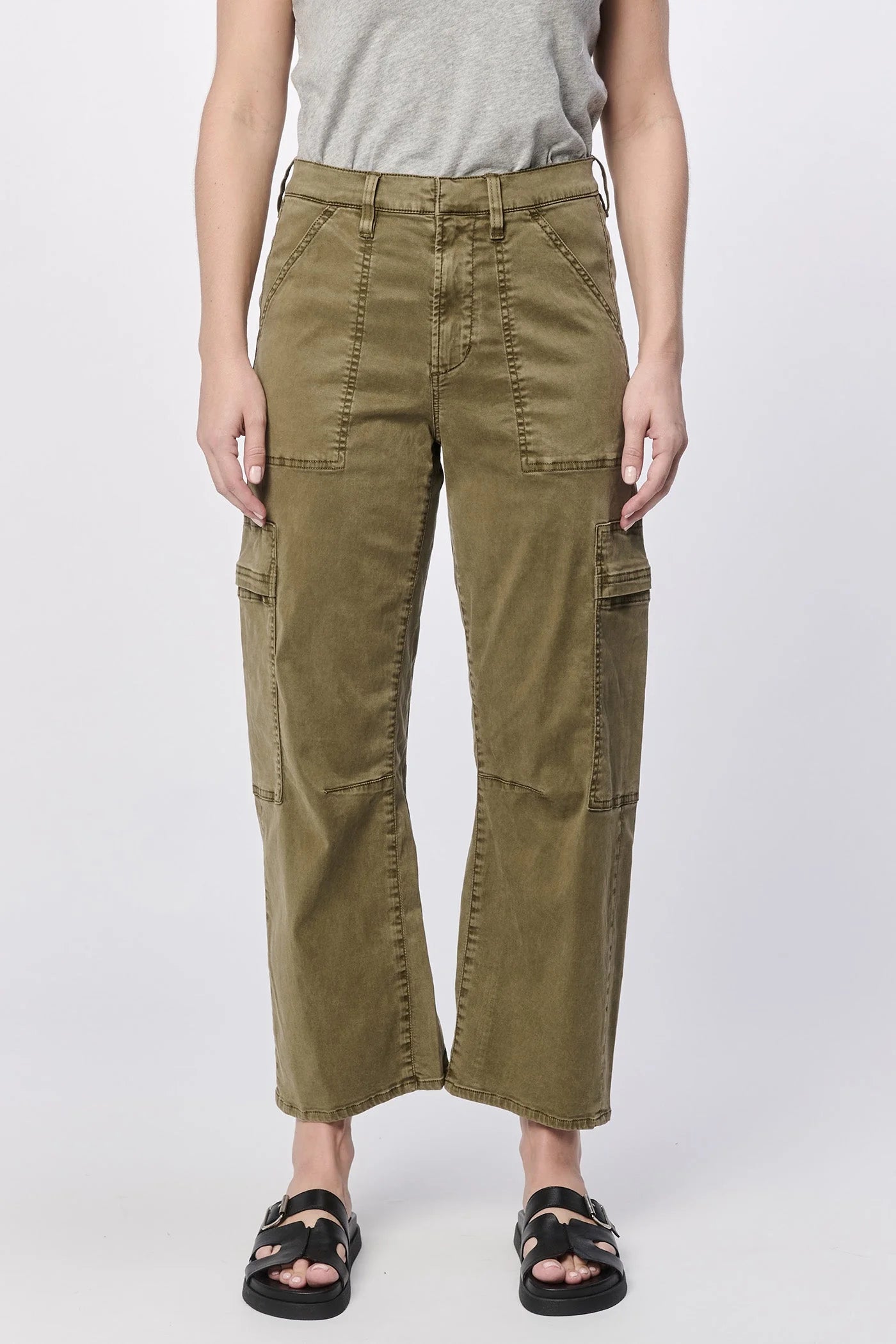 Dear John Lasso Straight Leg Pant in Olive Branch