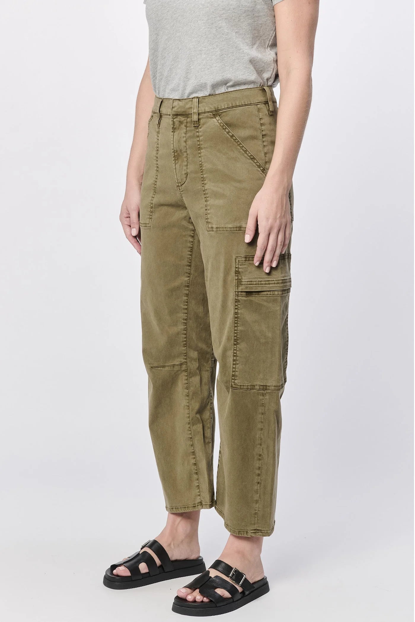 Dear John Lasso Straight Leg Pant in Olive Branch