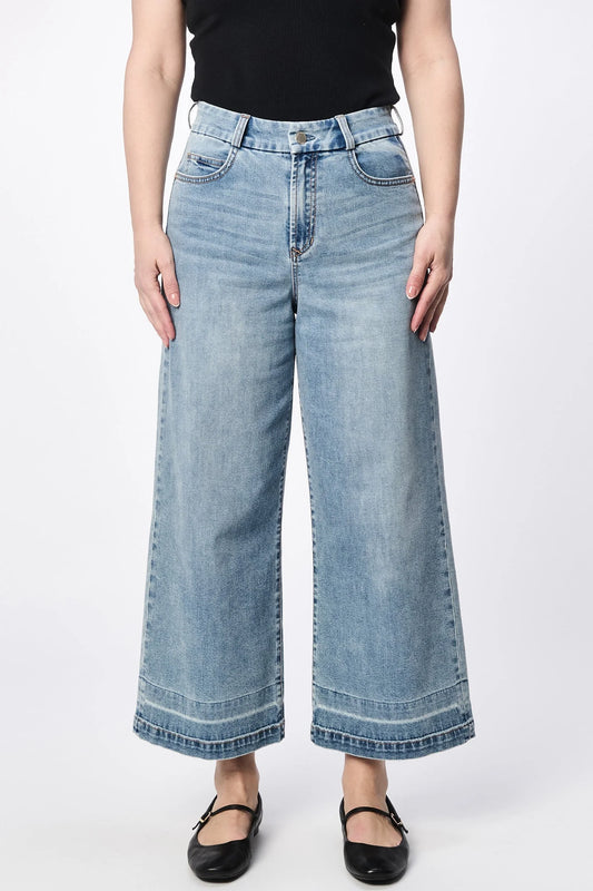 Dear John Audrey Wide Leg Jean in Hillcress