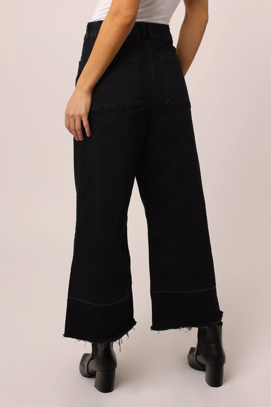 Dear John Audrey Wide Leg Jean in Blackthorne