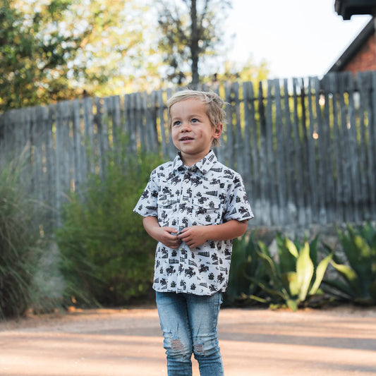 Burlebo Youth Cowboy Country Performance Western Shirt