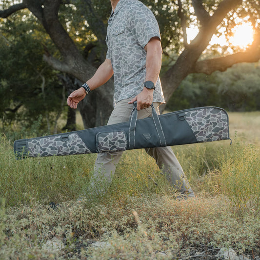 Burlebo Single Rifle Case in Classic Deer Camo