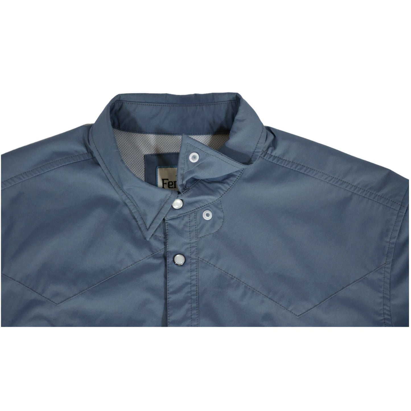 Ferrell Brand Core Long Sleeve Snap Shirt in Blue