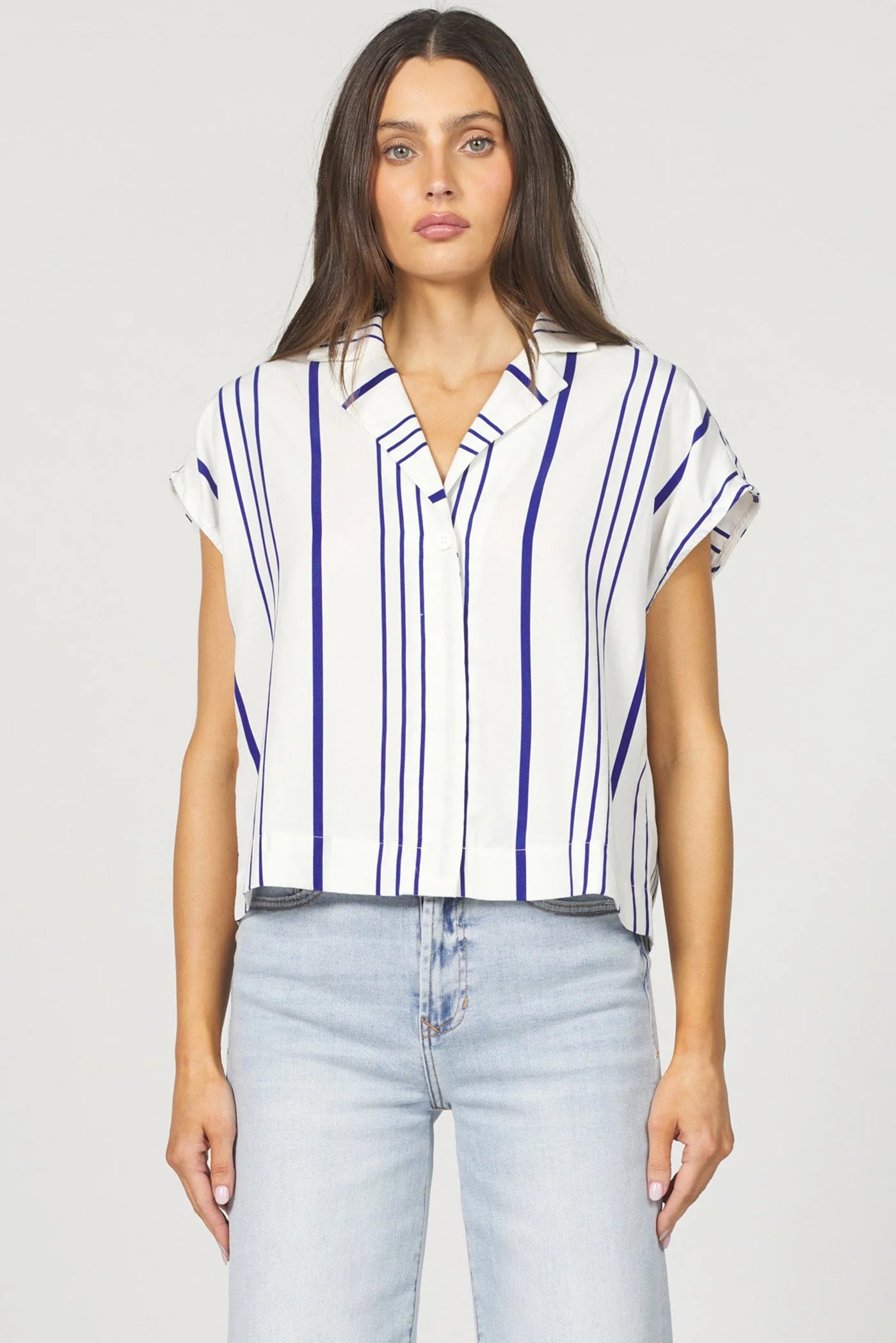 Dear John Cruz Novelty Shirt in Monaco Stripe