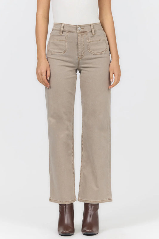 Dear John Holly Straight Leg Jean in Mink