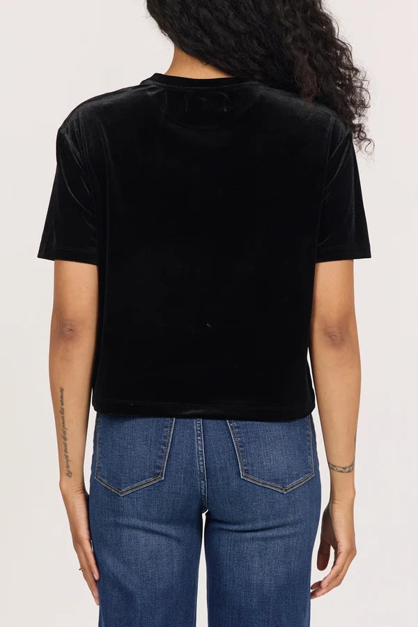 Dear John Maddox Tee in Black Velvet