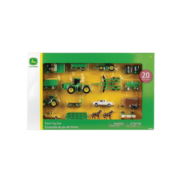 John Deere 20 Piece Vehicle Value Set
