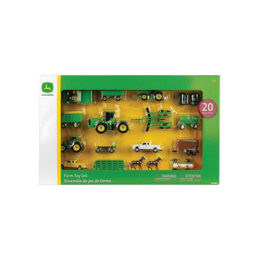 John Deere 20 Piece Vehicle Value Set