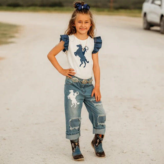 Shea Baby Raring Horse Shirt