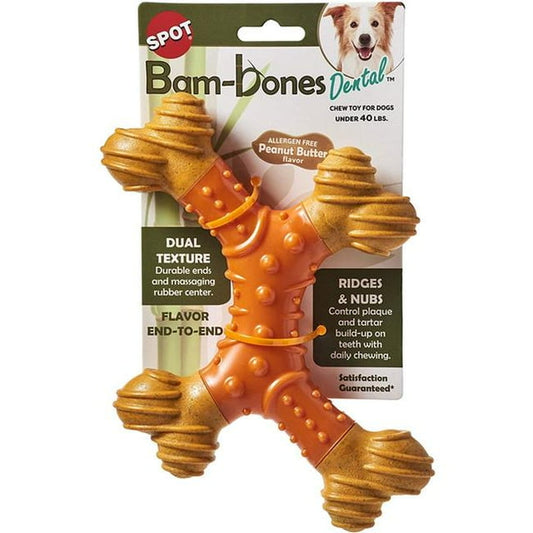 Bambone Dental 6" Peanut Butter X-Bone