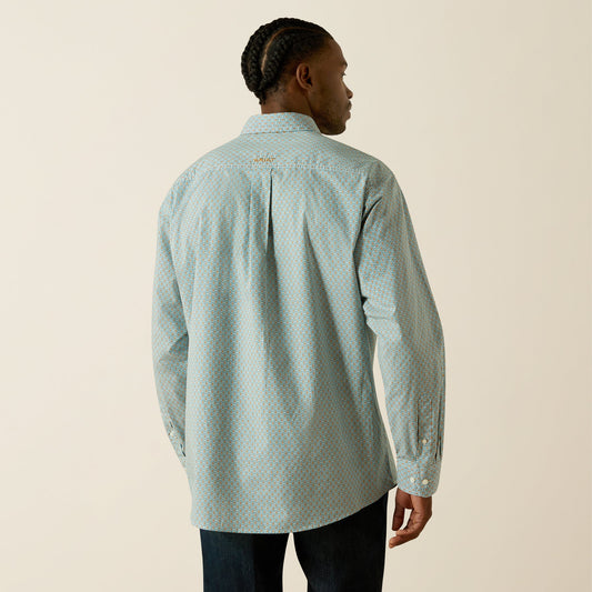 Ariat Banner Classic Fit Shirt in Aqua