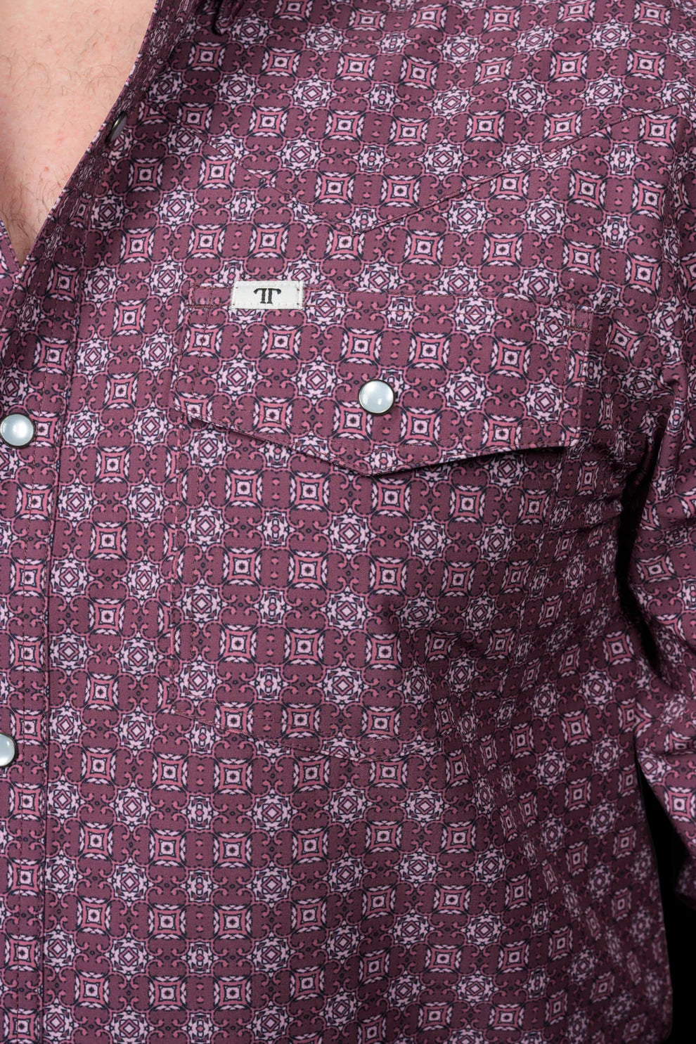 Ferrell Brand The Sutton Long Sleeve Pearl Snap Shirt
