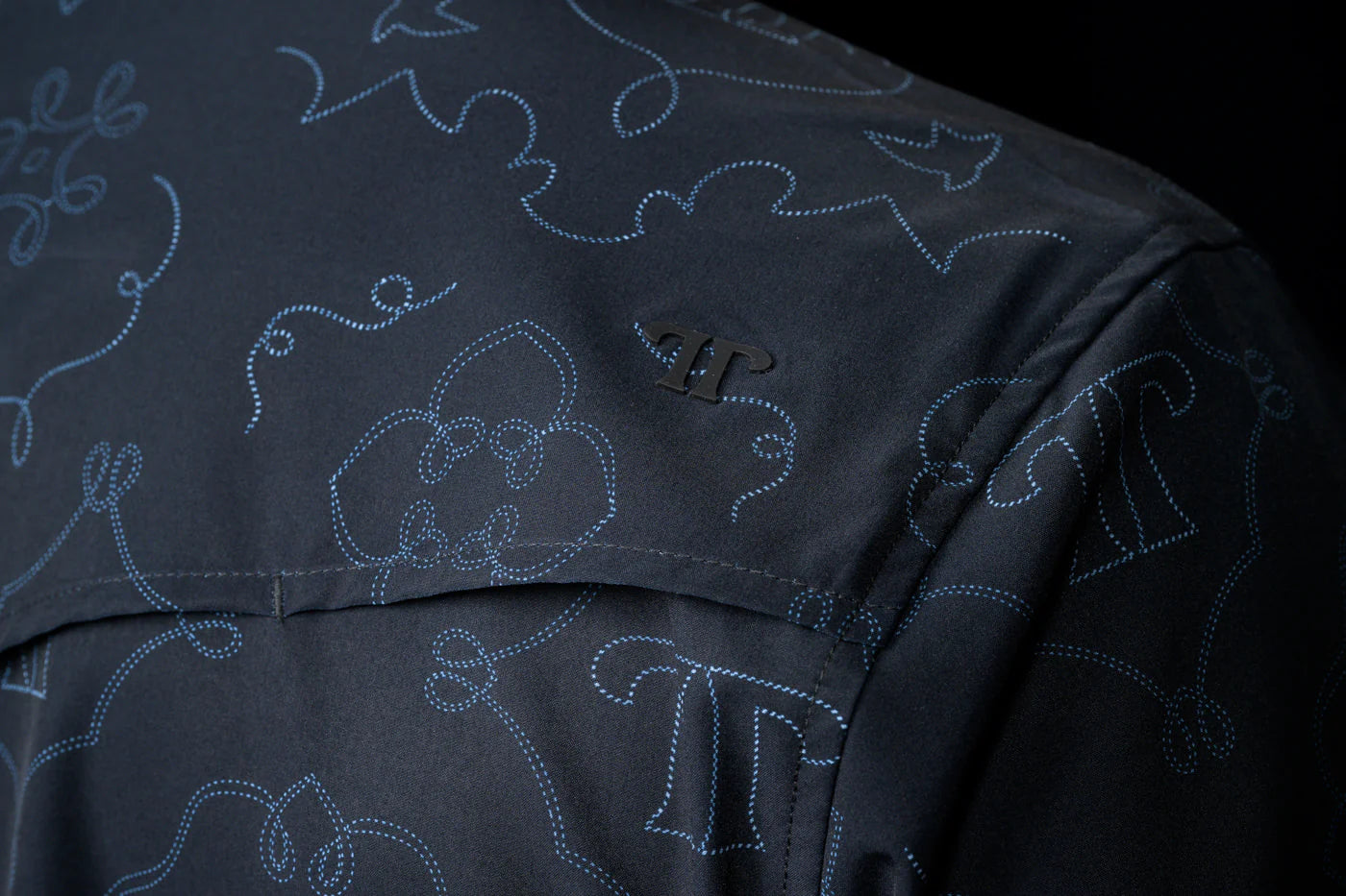 Ferrell The Carson Short Sleeve Snap Shirt in Black