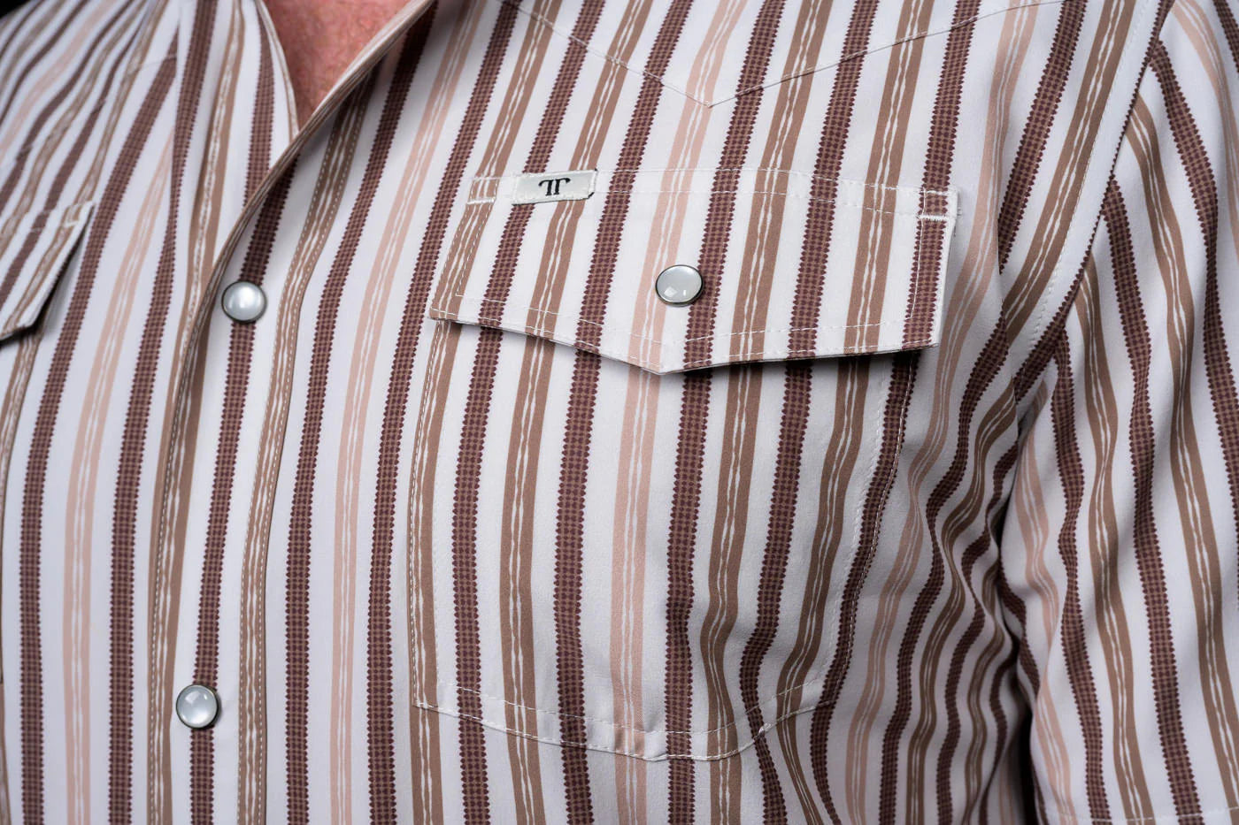 Ferrell The Wyatt - Brown Short Sleeve Snap
