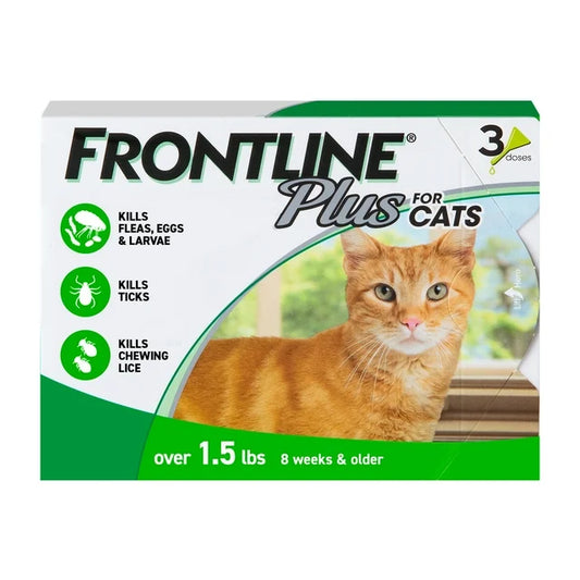 Frontline Plus Flea & Tick Killer for Cats