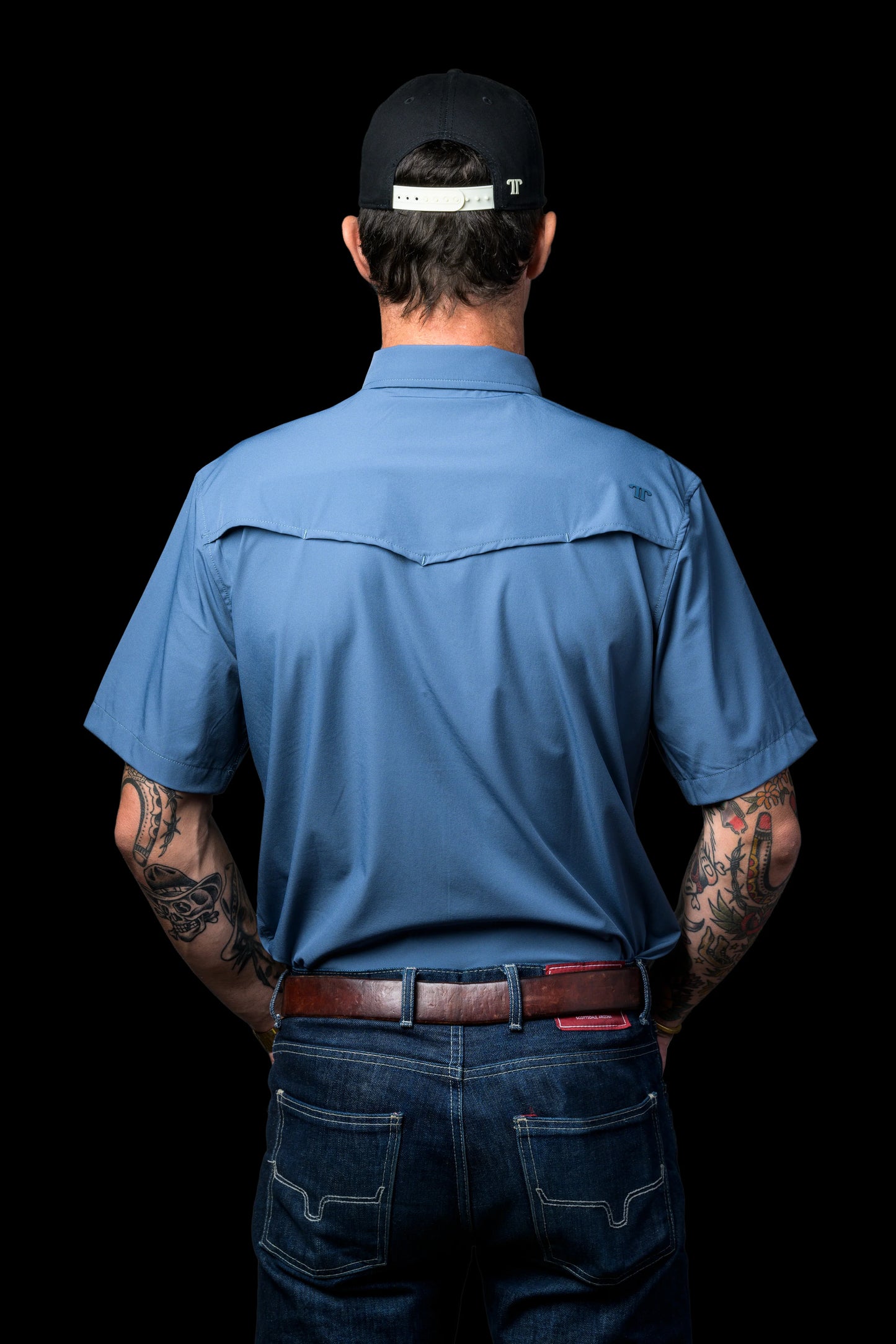 Ferrell Core Blue Short Sleeve Snap Shirt