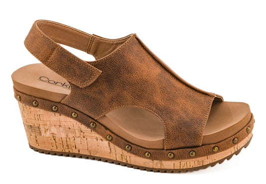 Corkys For Keeps Sandal in Rust