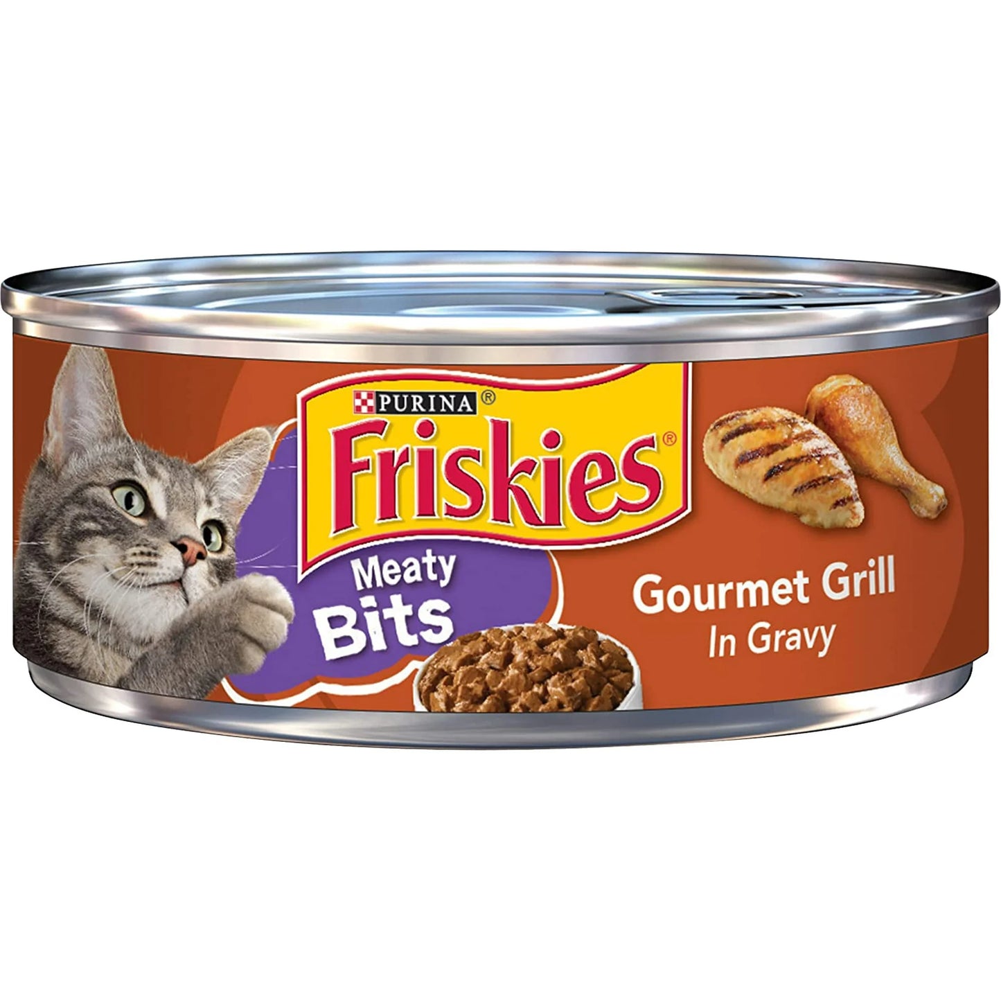 Friskies Meaty Bits Gourmet Grill in Gravy Wet Cat Food