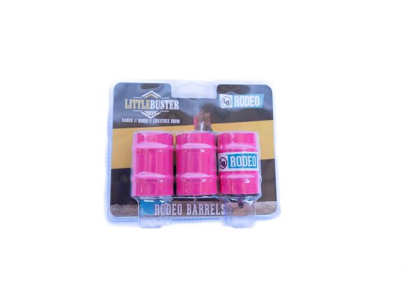 Little Buster Toys Pink Rodeo Barrels