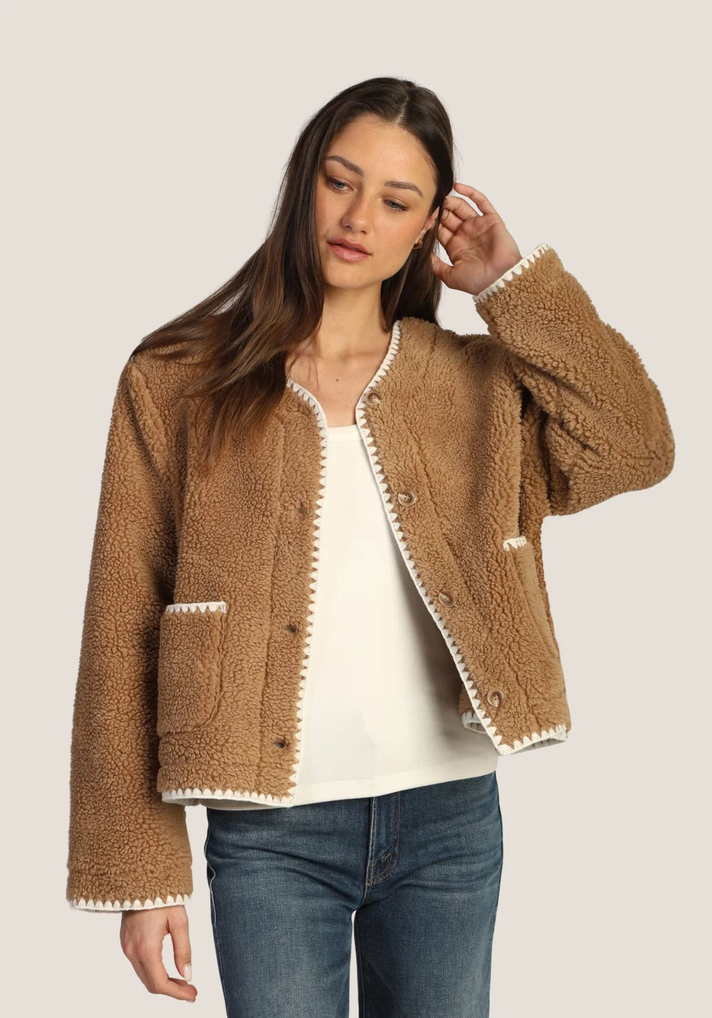 Dylan Rancho Jacket in Cognac