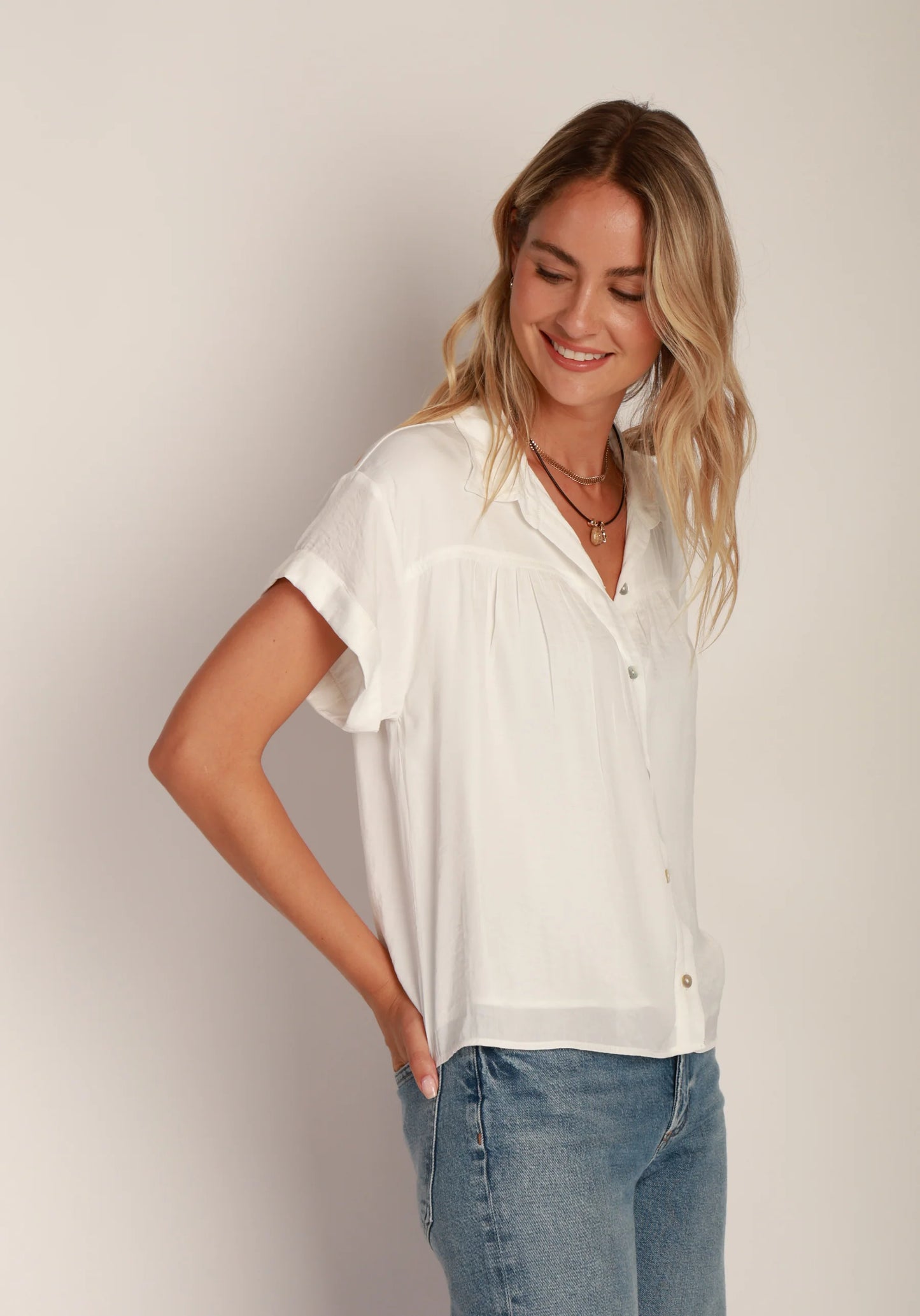 Dylan Chloe Shirt in White