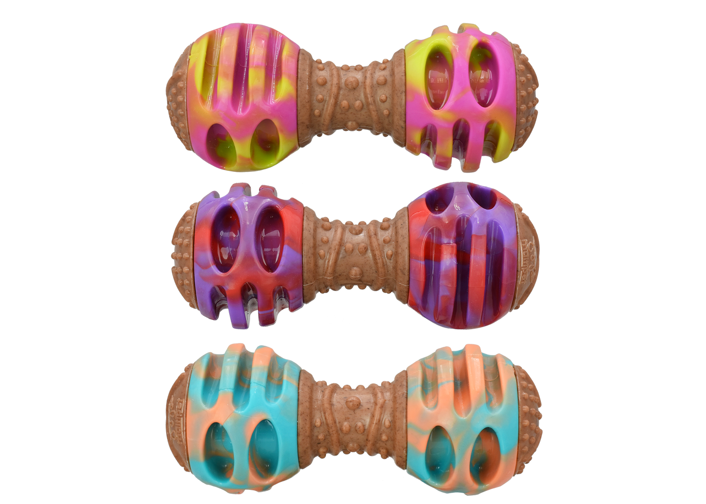 Multipet Giggle Chew Dumbbell