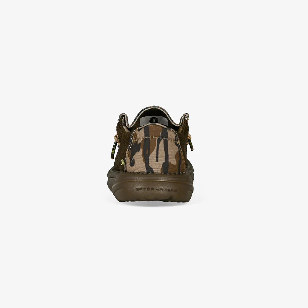 Gator Waders Youth Camp Shoes in 2-Tone Mossy Oak Original Bottomland