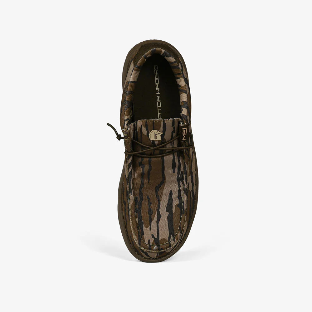 Gator Waders Men's Camp Shoe in Mossy Oak Original Bottomland