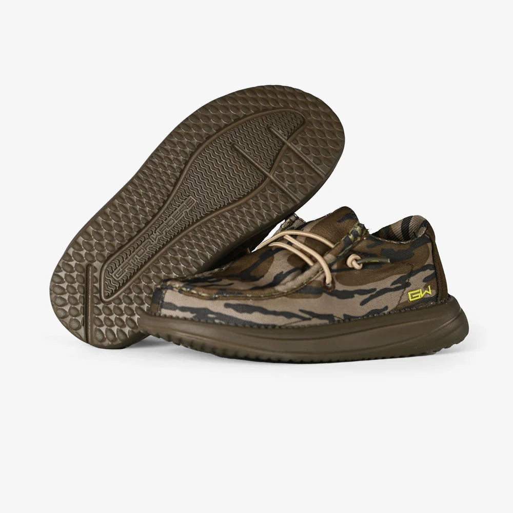 Gator Wader Kids Camp Shoes in Mossy Oak Original Bottomland