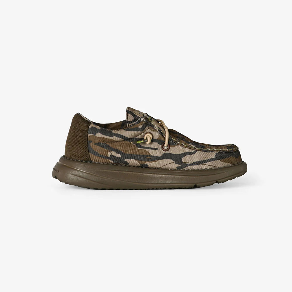 Gator Wader Kids Camp Shoes in Mossy Oak Original Bottomland