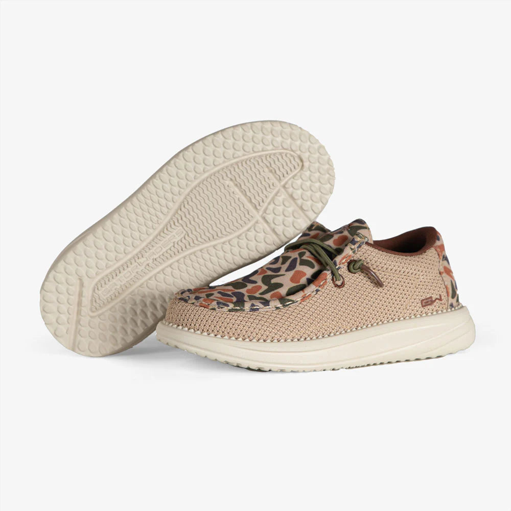 Gator Wader Kids Camp Shoes in Old School Camo