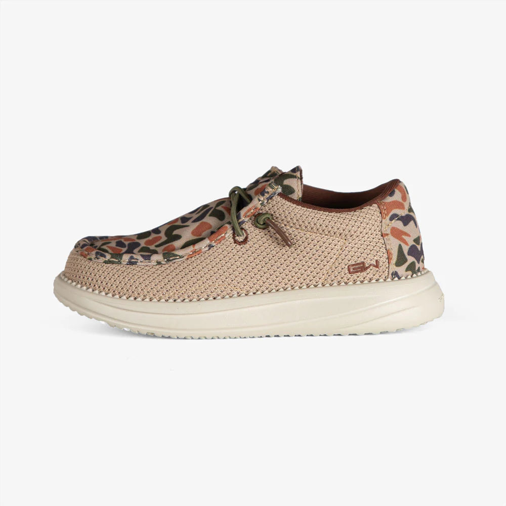 Gator Wader Kids Camp Shoes in Old School Camo