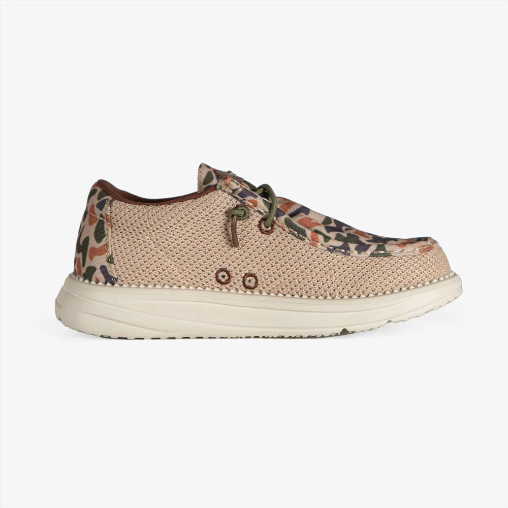 Gator Wader Kids Camp Shoes in Old School Camo