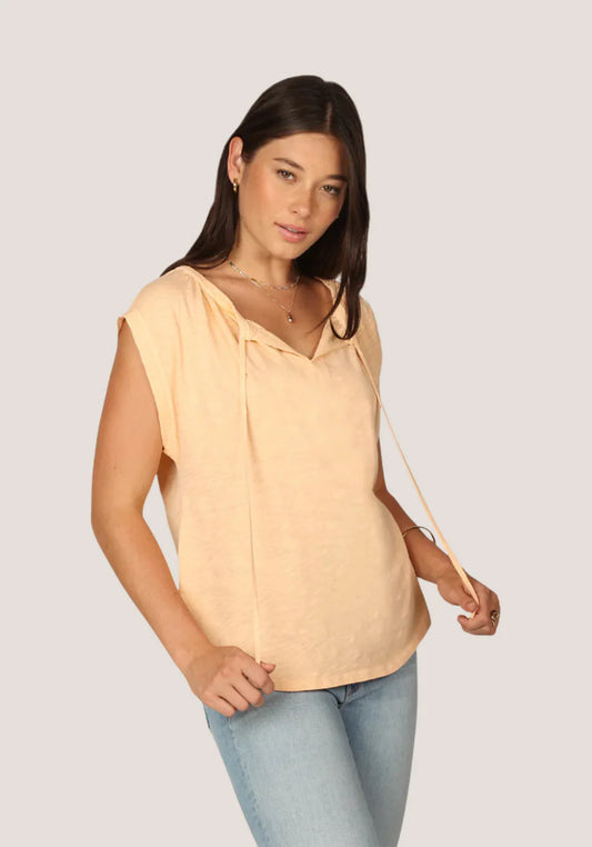 Dylan Gia Top in Apricot
