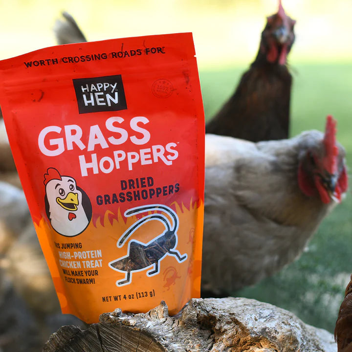 Happy Hen Grasshoppers