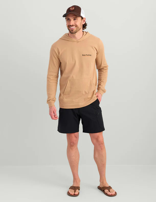Huk Trout Wrangle Hoodie Tee