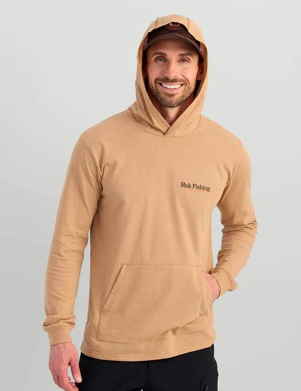 Huk Trout Wrangle Hoodie Tee