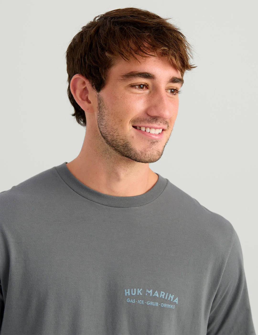 Huk Marina Tee in Anchor