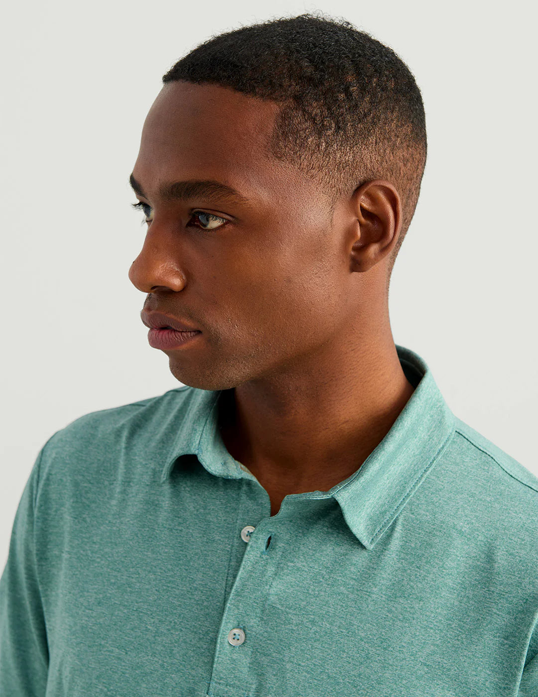 Huk Pursuit Performance Polo in Mineral Blue Heather