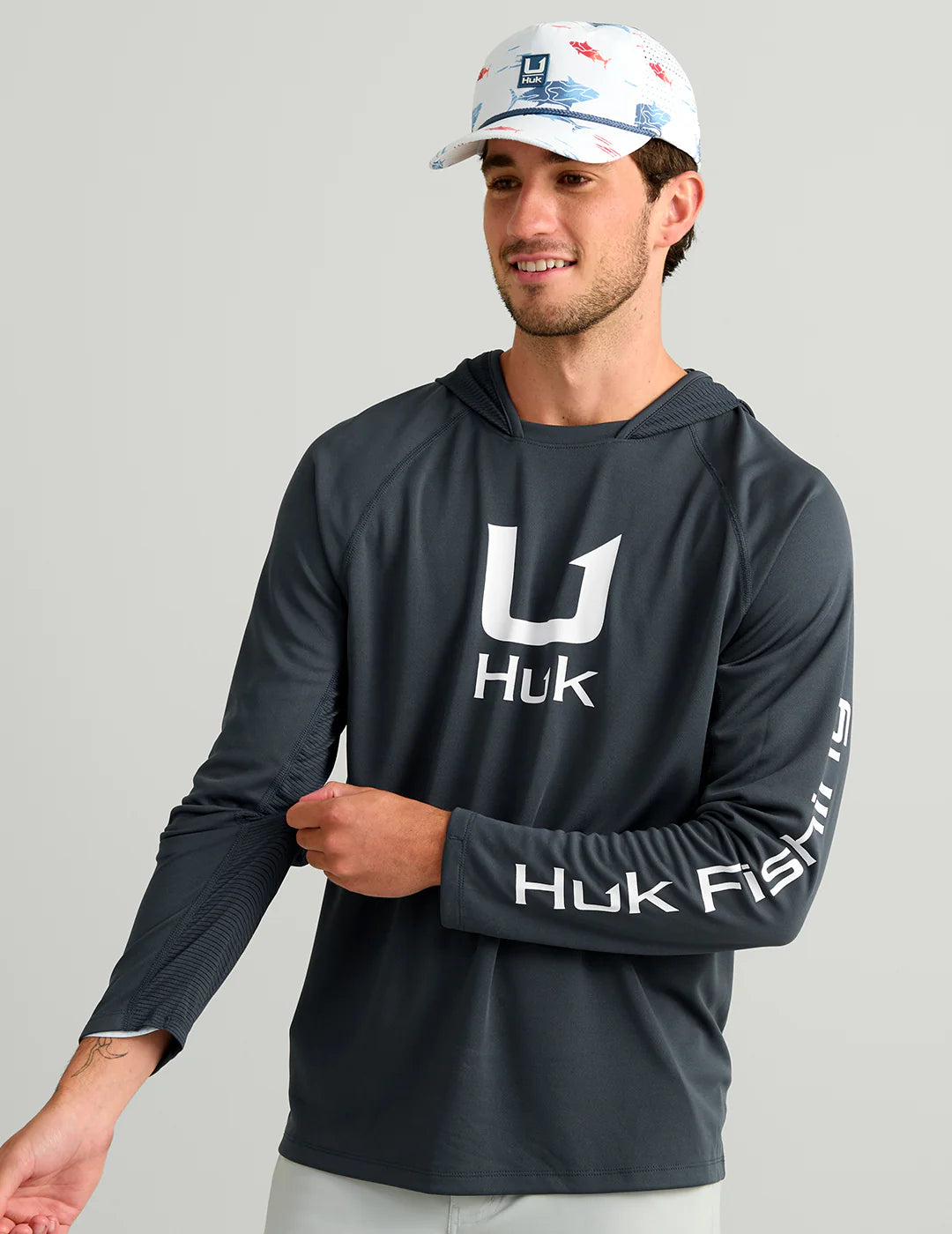 Huk Icon Performance Hoodie in Sea Storm