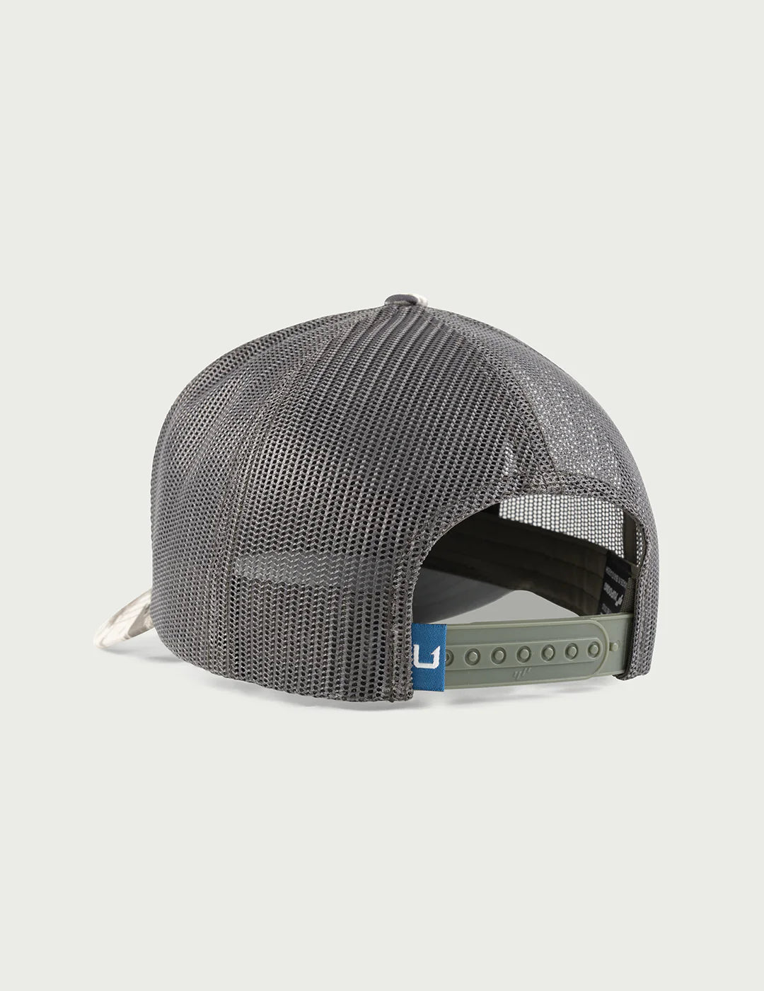 Huk KC Printed Circle Patch Trucker Hat in KC Moss Grazier