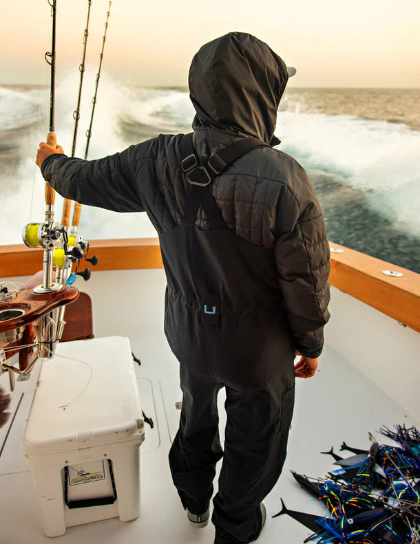 Huk Rover Fishing Bib in Black