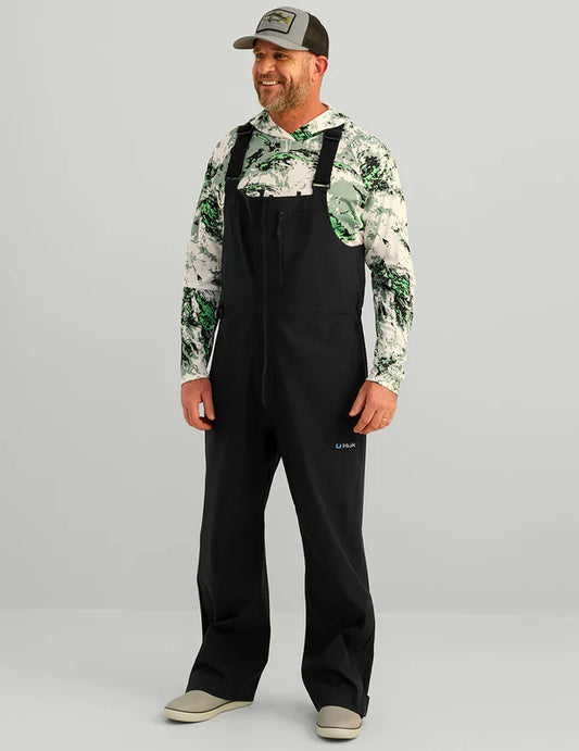 Huk Rover Fishing Bib in Black